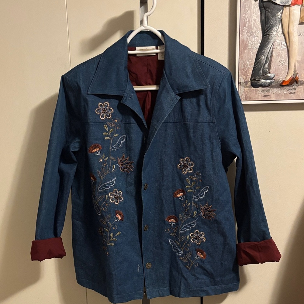 Alfred Dunner Blue Denim Jacket